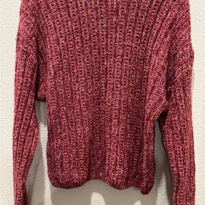 Cozy Knit Sweater - Red